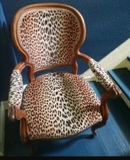 Sessel leopardenlook armlehnst gebraucht kaufen  Mönchengladbach