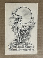 Postcard clown child d'occasion  Expédié en Belgium