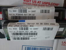 Servidor de memória ADDON 64GB DDR4 2666 MHz PC4-21300 ECC P19044-B21-AM-03, usado comprar usado Servidor de memória ADDON 64GB DDR4 2666 MHz PC4-21300 ECC P19044-B21-AM-03, usado comprar usado  Enviando para Brazil