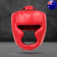 Full-Covered Thickened Boxing Headgear PU Leather Boxing Helmet for Adult Kids comprar usado  Enviando para Brazil