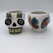 Copos de cerâmica caveira/tequila Mi Campo. Conjunto de 2. Novo comprar usado  Enviando para Brazil