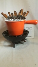 Fondue set creuset gebraucht kaufen  Kleinblittersdorf
