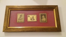 Francobollo foglia oro usato  Latina