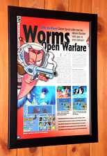 2006 Worms Open Warfare Nintendo DS PSP raro mini pôster promocional / página de anúncio emoldurada. comprar usado  Enviando para Brazil