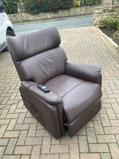 Brown leather power for sale Brown leather power for sale  SKIPTON