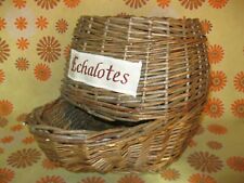 Ancien panier echalotes d'occasion  La Rochette