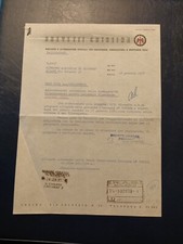 Fattura pubblicitaria biciclet usato  Zelo Buon Persico