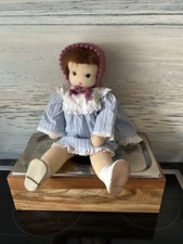 Waldorfpuppe stoffpuppe rotbra gebraucht kaufen  Hoisdorf