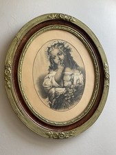 Grande lithographie ancienne d'occasion  Le Grand-Lucé
