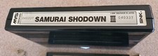 CARTUCHO DE JOGO SAMURAI SHODOWN 3 SNK MVS NEO GEO. TODO ORIGINAL. comprar usado  Enviando para Brazil