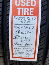 235 70r17 kumho for sale  ONGAR