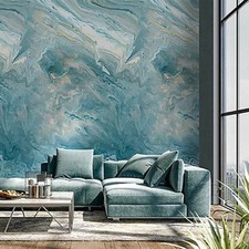 Wallpaper mural blue for sale  STAFFORD