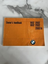 Bmw owners handbook for sale  TUNBRIDGE WELLS