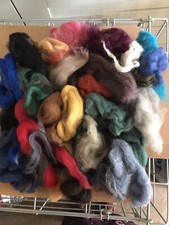 Felting wool scraps for sale  BUXTON
