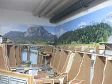 Modellbahnhintergrund gebirgsl gebraucht kaufen  Garmisch-Partenkirchen