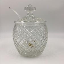 Usado, Tigela perfurada Julia Crystal Poland grande 32cm com tampa e concha comprar usado  Enviando para Brazil