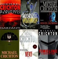 Libri michael crichton. usato  Cerea