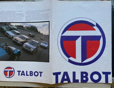 Dépliant automobile talbot d'occasion  Rognonas