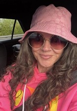 Gucci hut rosa gebraucht kaufen  Dortmund