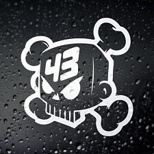 Block skull sticker for sale  CREWE