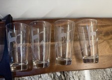 Lindo conjunto de 4 copos equestres vintage gravados cavalo pônei 5 3/4” comprar usado  Enviando para Brazil