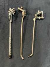 3 suportes de bicicleta vintage prata aço inoxidável ajustável XR comprar usado  Enviando para Brazil