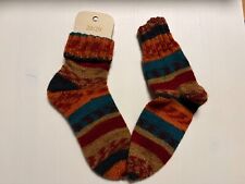 Socken handgestrickt blau gebraucht kaufen  Remchingen