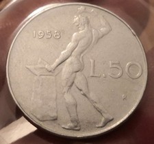 Moneta lire 1958 usato  Olbia