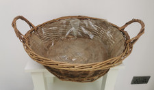 Wicker flat basket for sale  WOKING