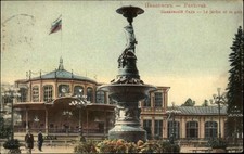Cartão postal antigo fonte jardim estação PAVLOVSK RÚSSIA, usado comprar usado  Enviando para Brazil