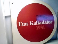 Używany, Etat Kalkulator 1981 - Daten, Fakten, Zahlen für die überschlägige Ermittlung vo na sprzedaż  Wysyłka do Poland