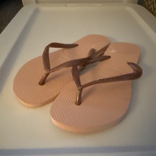 Brilho fino feminino Havaianas | Rosa balé | Tamanho 7/8 comprar usado  Enviando para Brazil