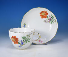 Meissen blume kaffeetasse gebraucht kaufen  Hamburg
