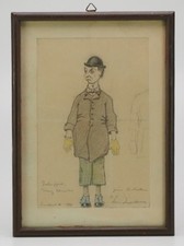 Antike illustration karikatur gebraucht kaufen  Babenhausen