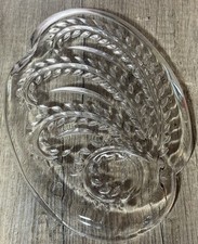 Usado, Conjunto de 8 Lanches Federal Glass Padrão de Trigo Homestead 8 Pratos e 8 Xícaras Vintage comprar usado  Enviando para Brazil