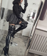 Black shiny latex for sale  DAVENTRY