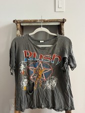 Camiseta THRASHED Rush Concert 1979 Hemisphere Tour 70’s 80’s Band comprar usado  Enviando para Brazil
