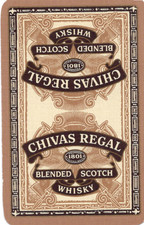 RARO VINTAGE "Whisky - Chivas Regal (Borda Marrom)" ÚNICO Cartão de Jogo comprar usado RARO VINTAGE "Whisky - Chivas Regal (Borda Marrom)" ÚNICO Cartão de Jogo comprar usado  Enviando para Brazil