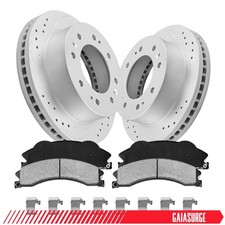 Front drilled rotors for sale  Edison