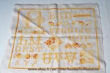 Broderie abécédaire points d'occasion  Beuzeville