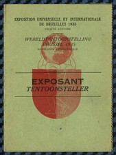 1935 brussels universal d'occasion  Expédié en Belgium