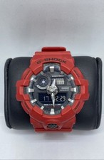 Relógio masculino Casio tamanho grande 50mm WR200M analógico digital vermelho G-Shock aço inoxidável, usado comprar usado  Enviando para Brazil