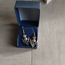 Scottish thistle earrings for sale  MAIDSTONE