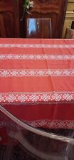 Nappe rectangulaire rouge d'occasion  Cognac