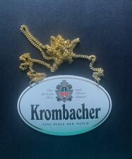 Zapfhahnschild krombacher perl gebraucht kaufen  Westerkappeln