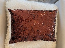 Sequined pillow rust for sale  Arlington
