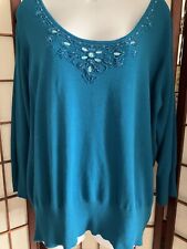 Concepts teal sweater for sale  North Chili