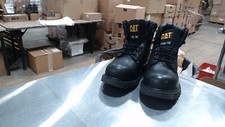 Bota de construção Cat Footwear masculina segundo turno biqueira de aço, preta, 11,5 de largura, usado comprar usado  Enviando para Brazil