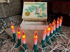 Raro 1970 Vintage Soviético Luzes de Natal acendendo velas cintilantes como Noma comprar usado  Enviando para Brazil