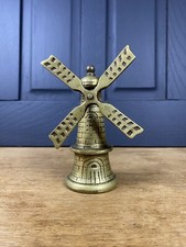 Vintage brass windmill for sale  HEYWOOD